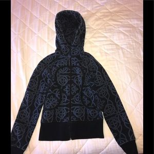Zip up scuba hoodie